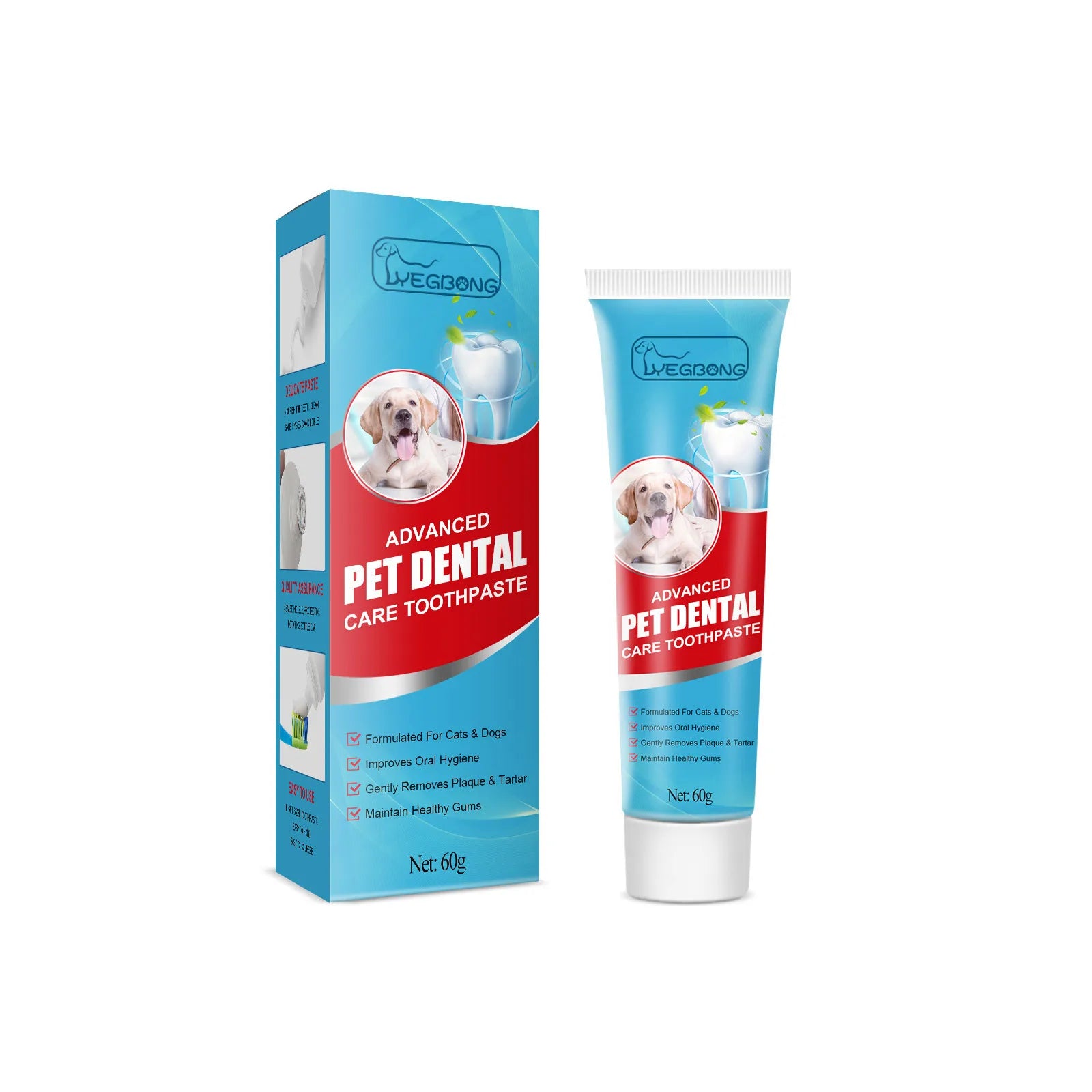 Pet Toothpaste for Dogs & Cats – Fresh Breath & Tartar Control Formula